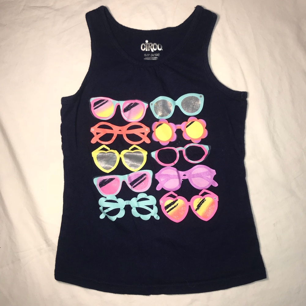 Dark Blue Circo Kids Tank Top Size S/P (6/6X)